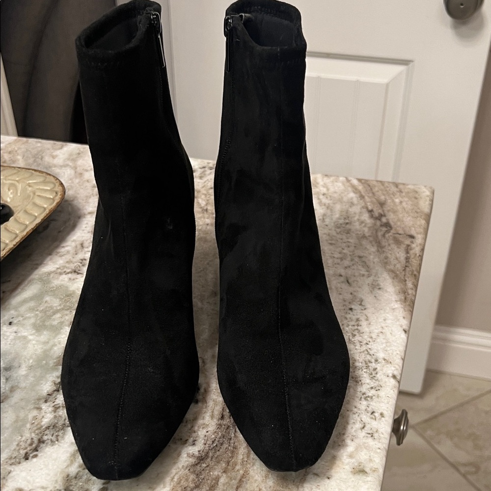Impo Black Suede Ankle Boots